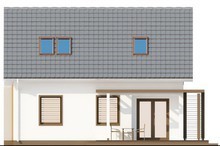 Проект маленького будинку з мансардою на 90 m²
