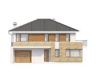 Проект стильного двоповерхового будинку площею до 200 m²