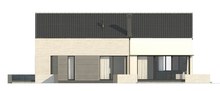Проект одноповерхового будинку з панорамними вікнами