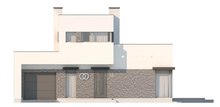 Проект модернового котеджу з площею до 150 m²