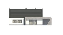 Класичний одноповерховий будинок для вузької ділянки площею 130 m²