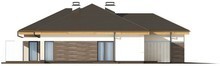 Проект одноповерхового котеджу зі здвоєним фронтальним гаражем