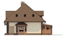Проект будинку на дві сім'ї з гаражем і горищем