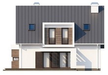 Проект сучасного будинку з гаражем