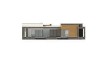 Проект сучасного будинку із плоским дахом загальною площею 263 кв.м.