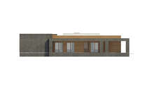 Проект сучасного будинку із плоским дахом загальною площею 263 кв.м.