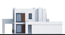 Модний житловий будинок з спальнями на першому та другому поверсі