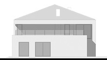 Шикарний двоповерховий будинок в темному кольорі