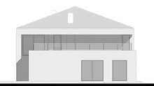 Шикарний двоповерховий будинок в темному кольорі