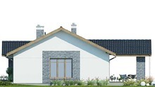 Заміський будинок з стильним цегляним декором стін