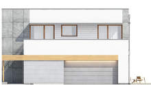 Проект чудового будинку з розкішним гаражем і балконом
