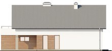Проект будинку з великою терасою над гаражем