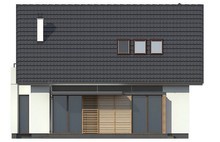 Проект будинку 9 на 10 з двосхилим дахом