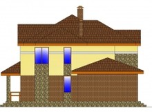 Комфортний двоповерховий будинок з фактурним фасадом