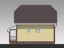 Проект малогабаритного простого будинку площею 100 m²