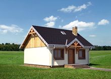 Крихітний дачний будинок з площею усього 50 m²