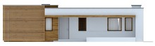 Проект одноповерхового будинку в стилі бунгало