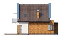 Проект невеликого будинку з мансардою на 110 m²