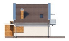 Проект невеликого будинку з мансардою на 110 m²