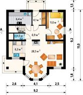 Двоповерховий котедж в традиціях європейської архітектури