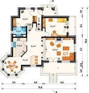 Просторий триповерховий особняк в стилі шато