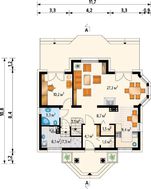 Архітектурний проект заміського будинку з сімома спальнями та вражаючими балконами