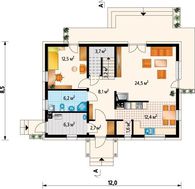 Проект особняка з неповторними дерев'яними елементами