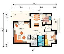 Проект заміського котеджу зі зручною верандою