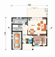 Проект заміського котеджу з вишуканим дизайном