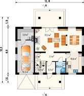 Проект будинку з мансардою 12 на 12 м
