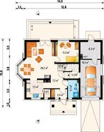 Проект в класичному стилі садиби з мансардою