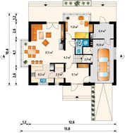 Стильний заміський особняк з еркерами