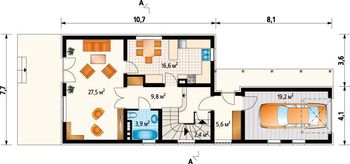 Чудовий двоповерховий будинок унікальної планування