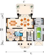 Житлова заміська садиба на 120 м2 житлової площі