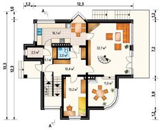 Цікавий проект котеджу для нерівної ділянки