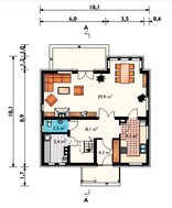 Сучасний двоповерховий особняк із просторими приміщеннями