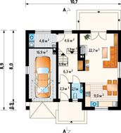 Привабливий житловий будинок житловою площею 80 м2
