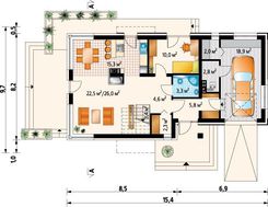 Проект класичної садиби з елементами модерну