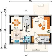 Затишний двоповерховий будинок з класичним екстер'єром