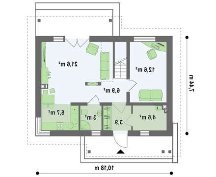 Проект казкового будиночка