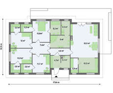 Класичний одноповерховий будинок