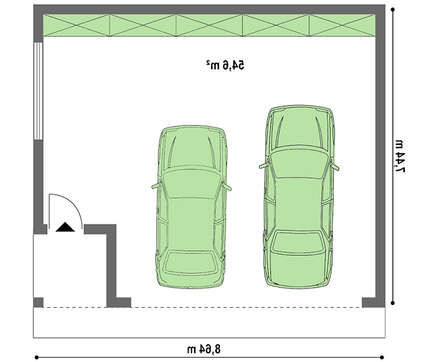 Мінімалістичний проект гаража на дві машини