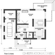 Приємного вигляду особняк з гаражем