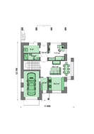 Архітектурний проект цегляного будинку з погребом