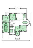 Проект житлової садиби з гаражем