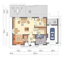 Вишуканий таунхаус з великим балконом