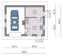 Акуратний гараж з автомайстернею