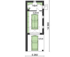 Гараж з навісом і автомайстернею