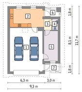 Затишний гараж на 2 авто