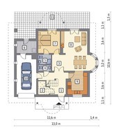 Гарний будинок з 3 балконами